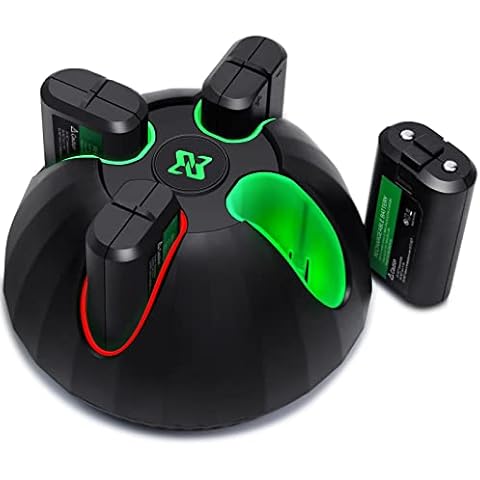 Rechargeable Battery Pack for Xbox Series X|S Xbox One Elite Controller, TechKen Batteries Charger Charging Dock Cover