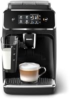 Philips Domestic Appliances 2200 Serie EP2231/40 Kaffeevollautomat, 3 Kaffeespezialitäten (LatteGo Milchsystem) 1500 Watt, 1.8 Liter, 37.1 x 24.6 x 43.4 cm, Klavierlack-schwarz – Ansicht 2