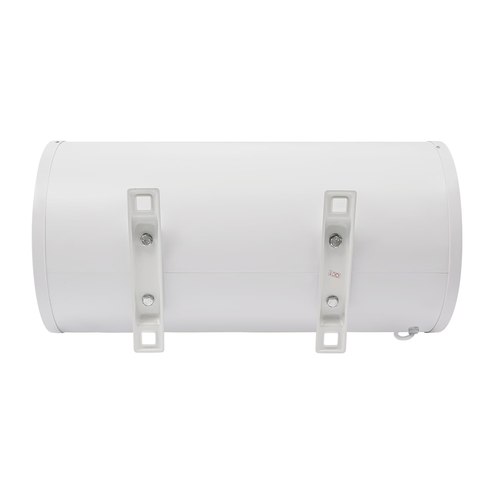 Scaldacqua istantaneo elettrico, 2000 W, serbatoio da 80 l, 35-75 °C, indicatore LED con soffione doccia, supporto doccia, bianco