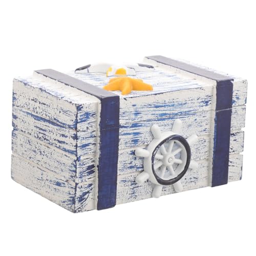 VERDANVERSE Caja Joyero de Madera Pequeña y Decorativa con Natural y Portátil para Organizar Anillos y Pendientes para Escritorio y Almacenamiento el Hogar
