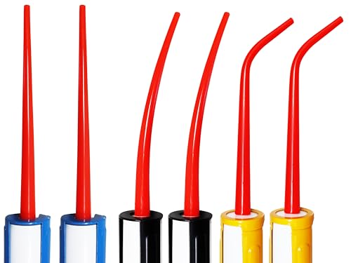 LUAZEX 6 PACK Caulking Nozzle Extension Tube，caulking extension nozzle,caulking gun extension nozzle,caulk tube extension