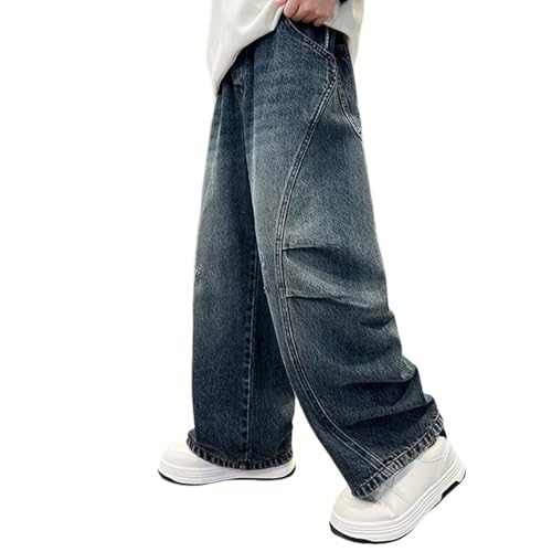 Jean décontracté 2026 ample confortable grand enfant pantalon large ado