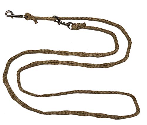 Joggingleine Hundeleine für kleine / mitterle / große Hunde Fahrradleine / Walkingleine / Übungsleine / Trainingsleine / Fürhleine / Freihandleine (3,50m, Beige 14mm für große Hunde) Cover