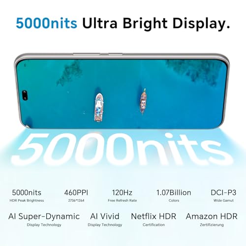 HONOR 400 5G Smartphone 8GO Caméra AI Ultra Claire de 200 Mpixels 6 55" AMOLED Display 120Hz Snapdragon 7 Gen 3 5170mAh IP65 Dual SIM NFC Android 15 sans Chargeur - vue 4