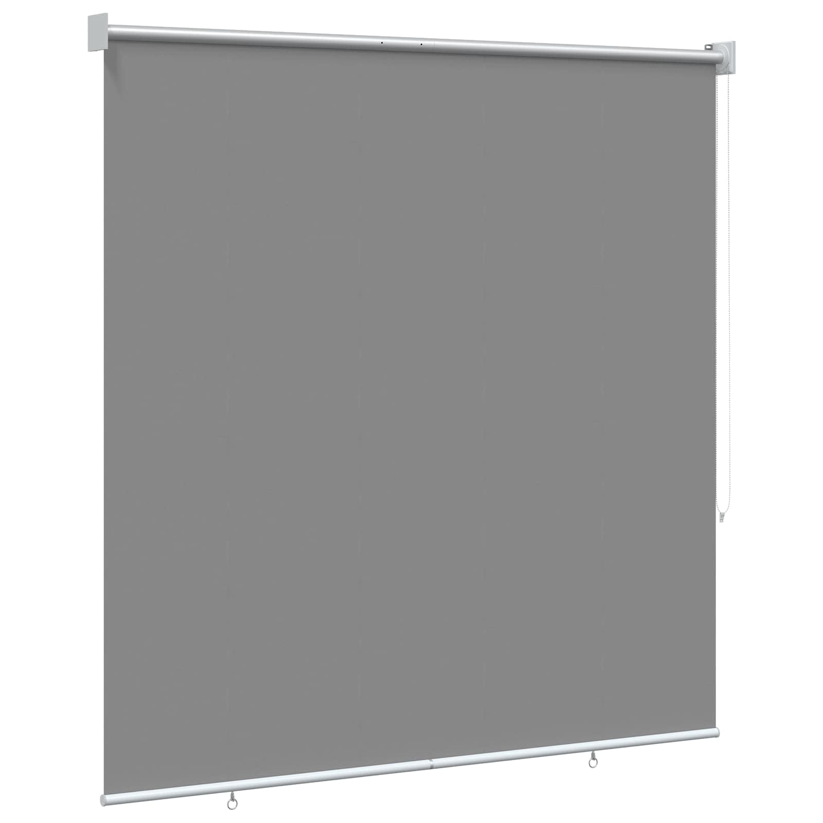 Tenda avvolgibile in poliestere grigio chiaro | Montaggio a Parete o Soffitto, Anti-abbagliamento, Controllo Termico, Protezione Privacy