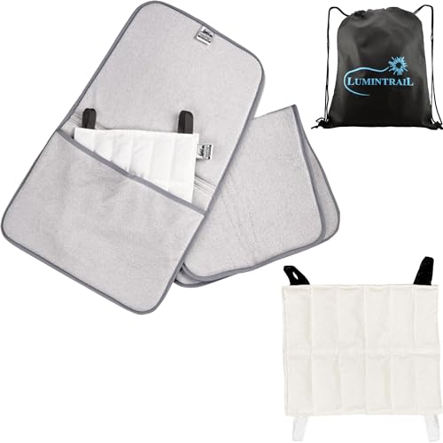 Chattanooga Heating Pad Hot Pack 10x12 Standard Size Hydrocollator Moist Heat Pack with Terry Cover for Pain Relief Reusable Heating Pad for Back Quad Hamstring with a Drawstring Bag