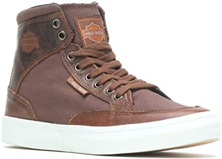 HARLEY-DAVIDSON FOOTWEAR Unisex-Adult Rosemont Sneaker Brown | Image 1