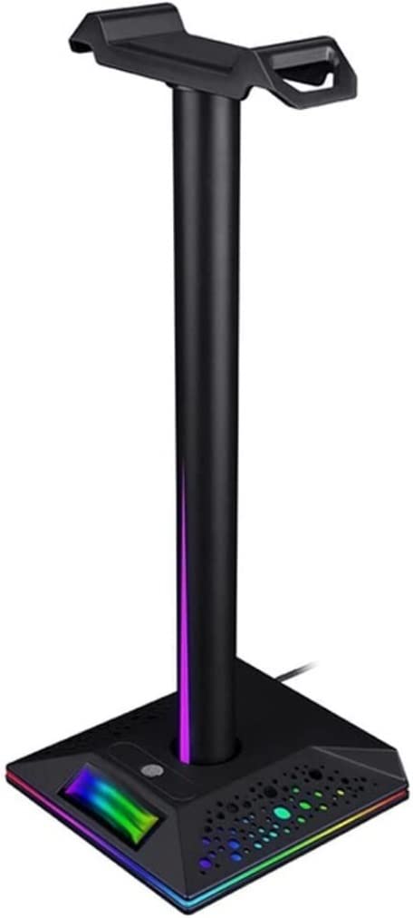 Supporto Cuffie Gaming Supporto Per Cuffie RGB Supporto Per Cuffie Da Gioco Over-ear Staffa Da Scrivania Supporto Per Cuffie Da Gioco Espositore Accessori Per PC Gancio per Cuffie Universale