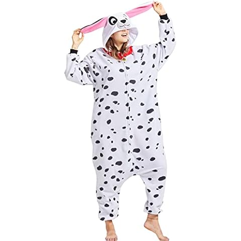 MAISUIZI Cartoon Onesie Spotty Dog Costume Christmas Cartoon Cosplay Pajamas Homewear Sleepwear for Women And Men Cover