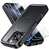 Zuoderri Magnetic for iPhone 16 Pro Case, Heavy Duty Protection, 23ft Military-Grade Drop Protection, Compatible with MagSafe, Tough Non-Slip, Matte Surface Phone case for iPhone 16 Pro 6.3