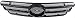 Evan Fischer Grille Assembly Compatible with 1998-2003 Mercedes Benz ML320, Fits 2003-2005 Mercedes Benz ML350, Fits 1999-2001 Mercedes Benz ML430 Black Shell and Insert MB1200139