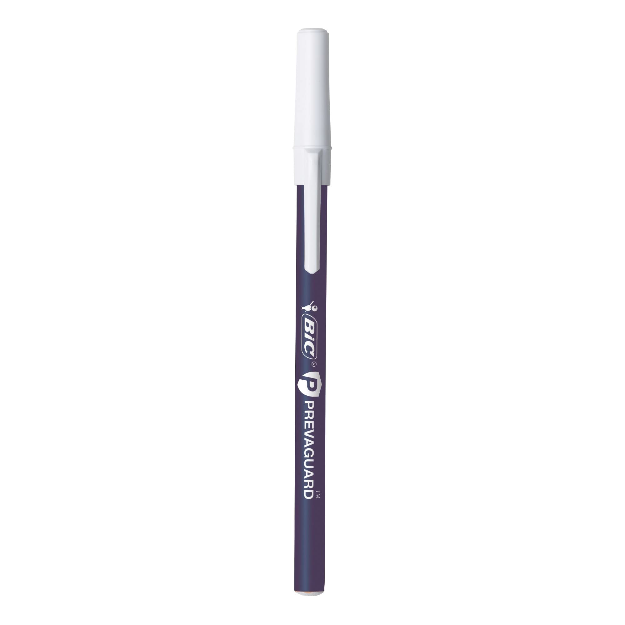 BIC PrevaGuard Round Stic Ballpoint Pen With Built-in Protection To Suppress Bacteria Growth Medium Point 1 0 mm — view 2