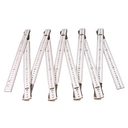 Nivellierzollstock 3 m (Geometer-Maßstab), Transportlänge 37,5 cm – E-Teilung/mm-Teilung