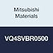 Mitsubishi Materials VQ4SVBR0500 VQ4SVB Series Carbide Smart Miracle End Mill, 4 Short Flutes, Variable Curve, Ball Nose Shape, 10 mm Cutting Dia, 5 mm Corner Radius, 15 mm LOC