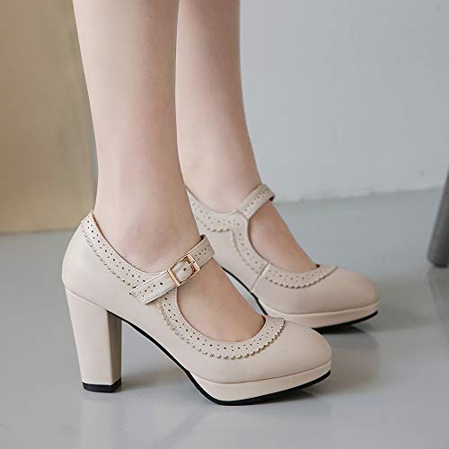 BeiaMina Donna Calssic High Heel Scarpe Platform