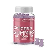 GN Marine Collagen Gummies | 60 High Strength Collagen Supplements - 1000mg Marine-Collagen per Serving with Biotin Zinc & Vitamin C | Non-GMO, Gluten & Allergen Free