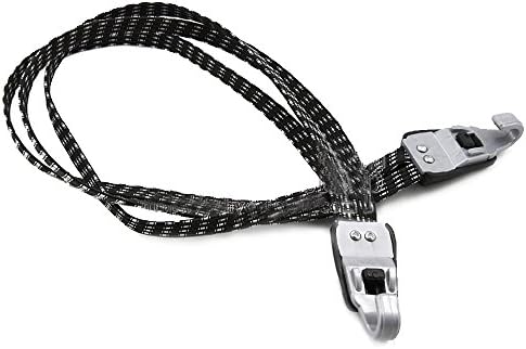 LU2000 Mountain Bicycle Elastic Hooks Bike Rope, Bungee Straps Cords, 600 mm Strap Band Ties Luggage Spring Sling for Camping Loads on Bicycles House Moving