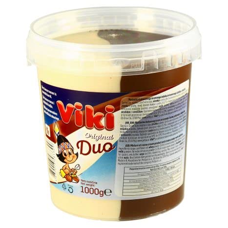 VIKI DUO Snack: Choco Bicolor 600g, Viki Protein 250g, Viki Krema 350g, Viki Duo 1000g, 20g, 40g, 380g - Confezione Varia Deliziosa e Nutriente (VIKI DUO 1000g)