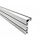 aleawol T Nut Schiene Gehrungsschiene, 75 Typ 600 MM T Track Schiene Aluminium T-Nut Führungsschiene, DIY T-Nut Gehrungsschienenlehre, Holzbearbeitung Werkbank Modifikation für Zaunbefestigung