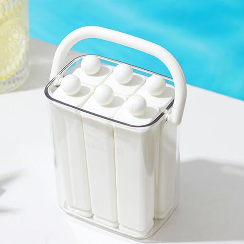 Molde flexible para paletas y cubitos de hielo verde miniatura 7