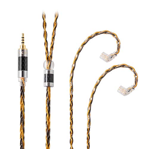 Amazon | NICEHCK C8-1 8芯 イヤホンケーブル 銀メッキ線と高純度銅線