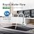 Waterdrop TST-UF 0.01?m Ultra-Filtration Under Sink Water Filter with Faucet and 2 PP+1 Ultra Filtration+ 1 Carbon Water Filter