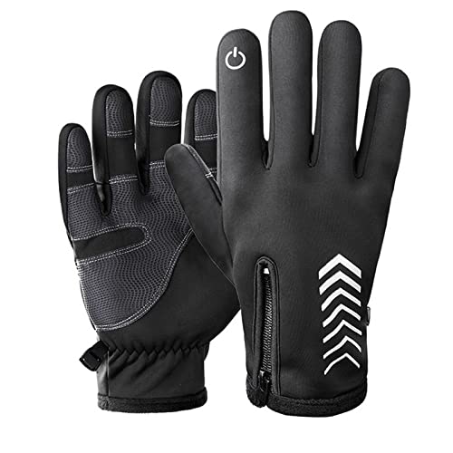 Gants De Cyclisme Homme Femme Gants De Cyclisme, Gants Hiver Chaud Sports à éCran Tactile Gants De Course à Pied ImperméAble Et AntidéRapant IdéAl pour VéLo Moto Ski Snowboard Course RandonnéE Camping Cover