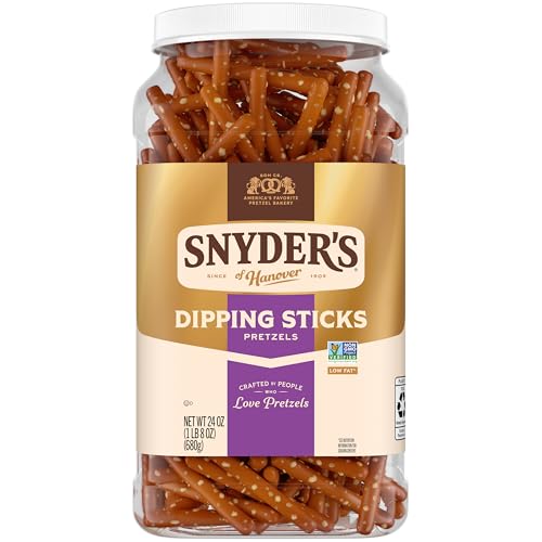 Image of Snyder's of Hanover, Pretzel Dipping Sticks, 24 Oz Canister