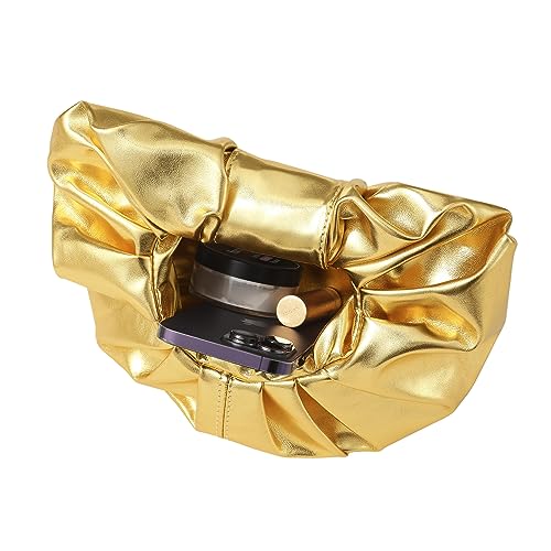 Clutch Purse for Women - Evening Clutch PU Leather Pleated Bag Designer Handbag for Party Prom Wedding - Image 6