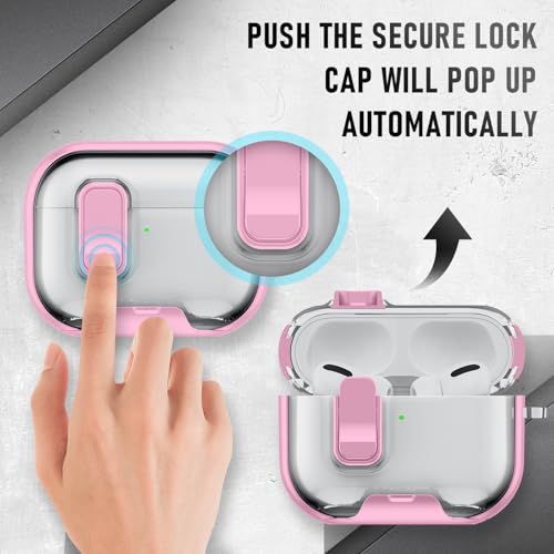 Image of for AirPods Pro 3 Case (2025) with Phone Stand & Cleaner Kit, Cute Soft Silicone Cover for AirPods Pro 3rd Genera case with Keychain for Women Men with Keychain for Airpod Pro case(2025)-Pink