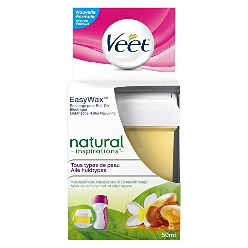 Veet Epilation Recharge EasyWax Huile de Monoï - Bras et Jambes - 50 ml
