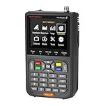 GTMEDIA V8 Finder2 Pointeurs Satellites Sat Finder Meter Localisateur Signal Satellite Numérique pour DVB-S2X/S2/S Le réglage de la Parabole Satellite, 3.5" LCD HD H.264 7,4 V/4000 mAh