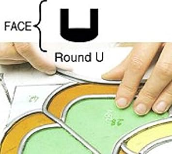 3/16 Round U Lead Came-12ft (Rolled & Bagged)