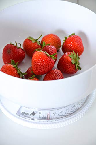 Korona-Küchenwaage Roy 76111 I Mechanisch I 2kg Tragkraft I Weiß – Bild 3