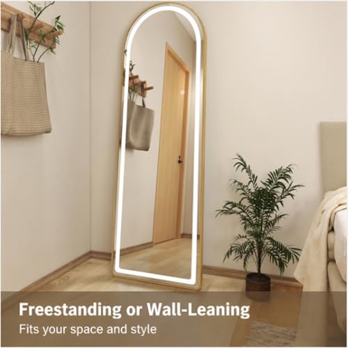 The Artment Gold Halo Arch LED Mirror 160x50cm - Image 7