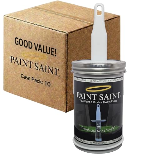 Paint Saint – Airtight Touch Up Paint Container with Built-in Brush | 