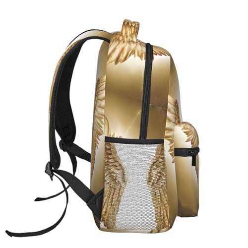 (Angel Wing) Laptop Backpack Purse For Women Men Travel Bag Casual Daypack With Compartment And Multiple Pockets3