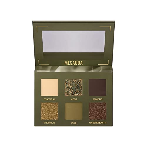 Palette dalle texture innovative, burrose, dai finish opachi, metallizzati e luminosi si mescolano assieme per poter creare look dai colori unici, preziosi e misteriosi, come solo i verdi sanno fare.