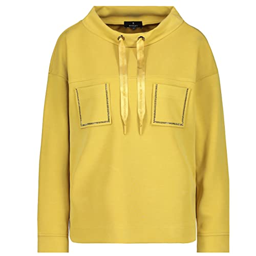 MONARI Damen Sweatshirt mit Stehkragen und Bindeband Honey - 40