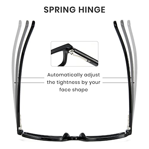 Cyxus Óculos de Luz Azul Óculos Quadrados Lentes Tansparente proteção UV para Computador Óculos Ultr