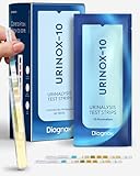 URS10 Urinalysis Reagent Test Strips - CLIA Waived and Indvidually Packaged Urine Dipsticks - Clinical Grade and Accurate (30-Pack)