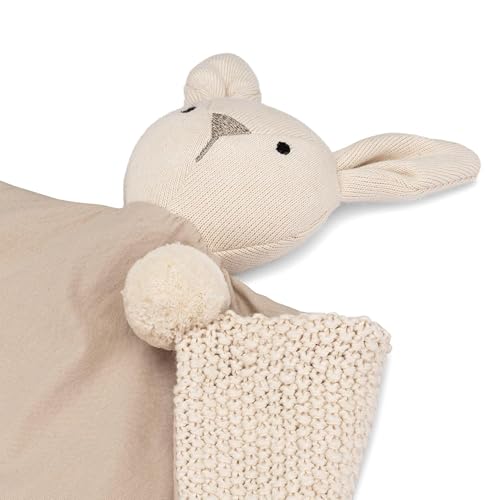 Image of Crane Baby Lovey, Security Blankets for Babies, Ollie The Bunny Security Blanket, Soft 100% Organic Cotton Blanket Bunny Items, Organic Baby Items, Loveys for Babies