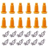 24 PCS Front Door Panel Frame Plugs and Panel Clips Kit Compatible with Chevy Camaro Chevelle Nova Corvair Fullsize Firebird Ventura Oldsmobile Cutlass Buick Apollo Automotive Doors Retainer Clip