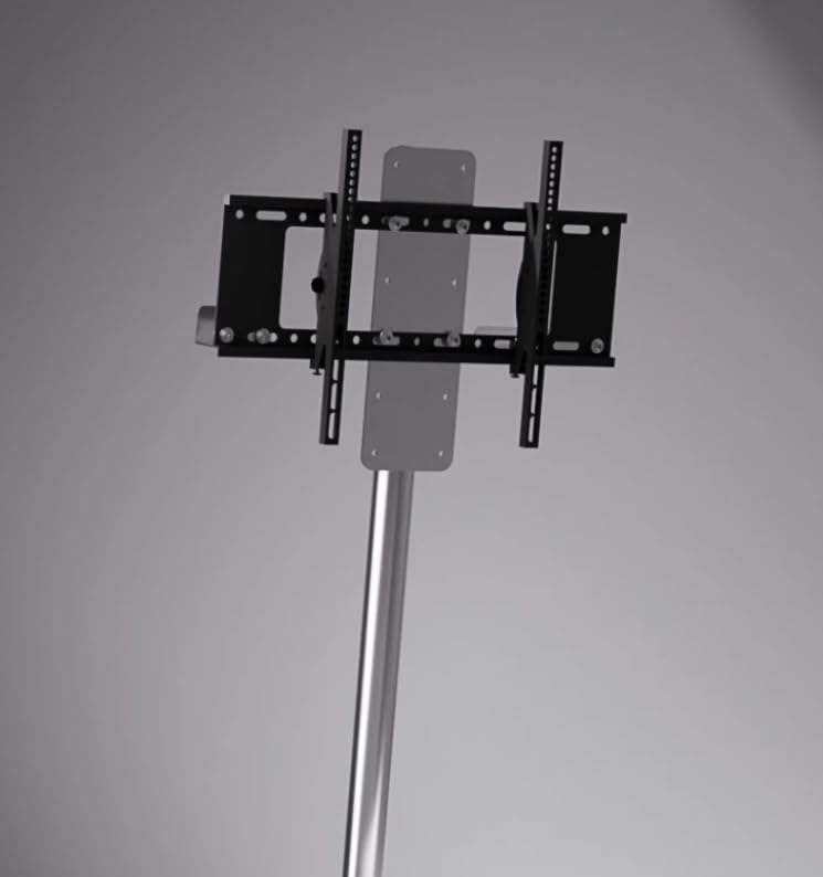 Soporte universal para TV, altura ajustable, con ruedas miniatura 3