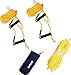 Park & Sun Sports Spectrum Classic: Portable Professional Outdoor Volleyball Net System, Yellow/Orange