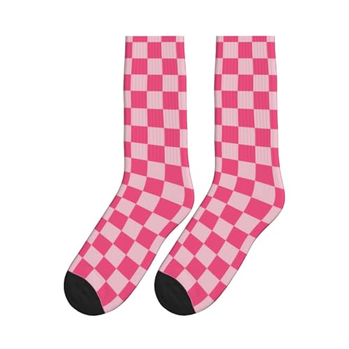 Image of Checkered Socks, Cute Socks for Women for Travel, Running, Daily
