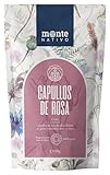 Capullos de Rosa - Monte Nativo (100g) - Capullos de Rosa Secos - Té de Rosa - Flores Secas para Té - Rosa Comestible - Regalo de Té - Rosa Búlgara - Té Suelto
