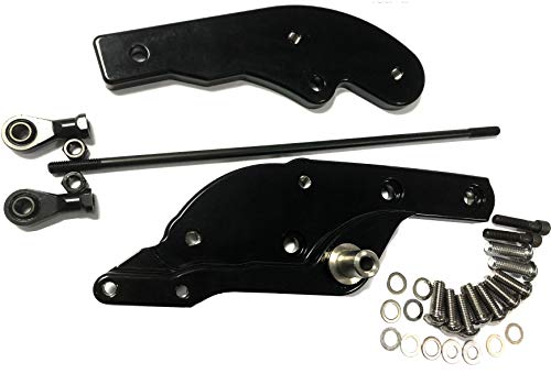 HardDrive 056319: Forward Control Extention Kit Black `18-Up Softail