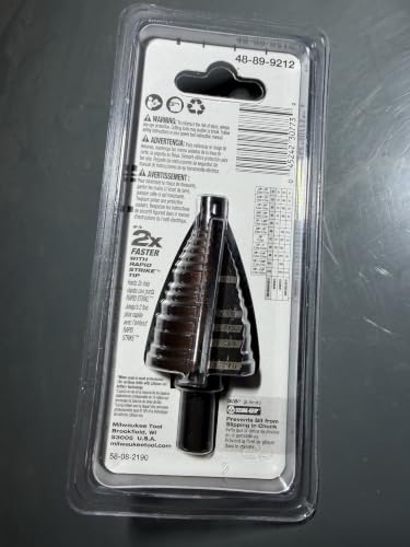 Milwaukee 48-89-9212 Step Bit #12 7/8" - 1-3/8" - image 2