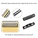 4 Pcs Replacement Foil and Cutters Compatible with BaBylissPRO Double Foil Shaver, Replacement Foil Compatible with FXFS2 Shaver (Gold)